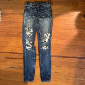 American Eagle Ripped Skinny Jeans